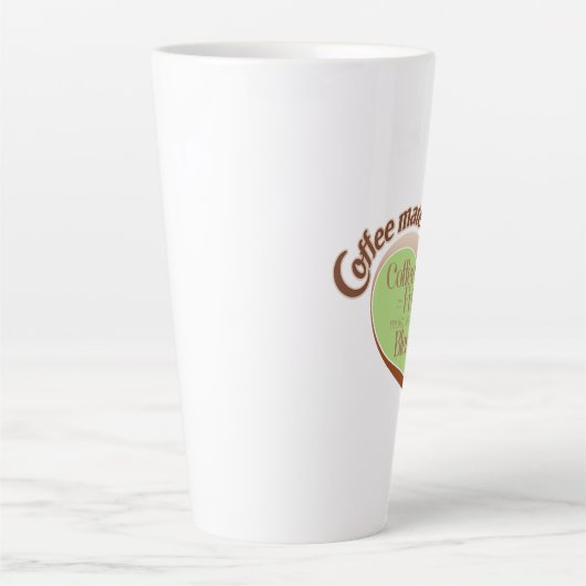 Coffee mates  latte mug カフェラテマグ (正面)