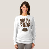 COFFEE MEウンチ、おもしろいTシャツ Tシャツ (正面フル)