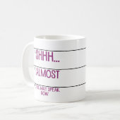 Coffee Measureing Cup:今Mugで話もいい コーヒーマグカップ (正面左)