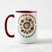 Coffee Meets Earth’s Goodness – Starry Herbal Brew マグカップ (左)