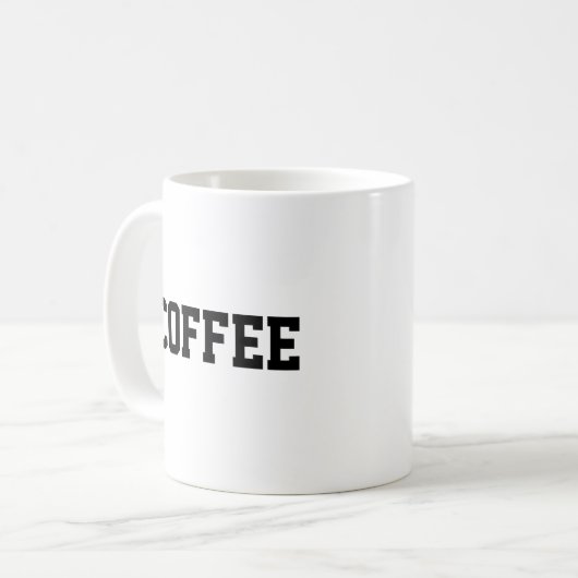 Coffee minimalist mug コーヒーマグカップ (正面左)