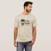 Coffee Monster Men's T-Shirt – Caffeine Addict Tee Tシャツ (正面フル)