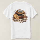Coffee Monster Tシャツ (デザイン裏面)