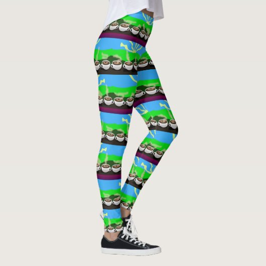 Coffee Morning Sunrise Leggings レギンス (右)