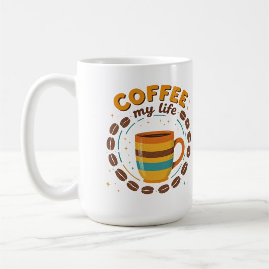 coffee mug コーヒーマグカップ (左)