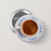 Coffee Mug 缶バッジ (正面&裏面)