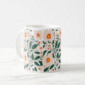 Coffee Mug  Aesthetic Flower コーヒーマグカップ (正面左)