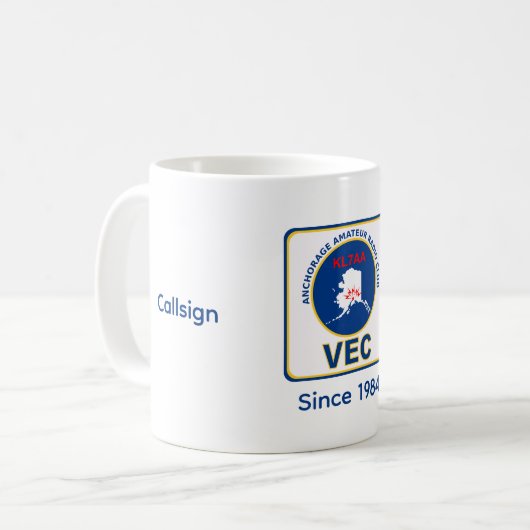 Coffee Mug (Anchorage ARC VEC) コーヒーマグカップ (正面左)