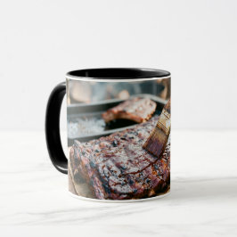 Coffee Mug BBQ Ribs Barbecue Grilling Delicious マグカップ