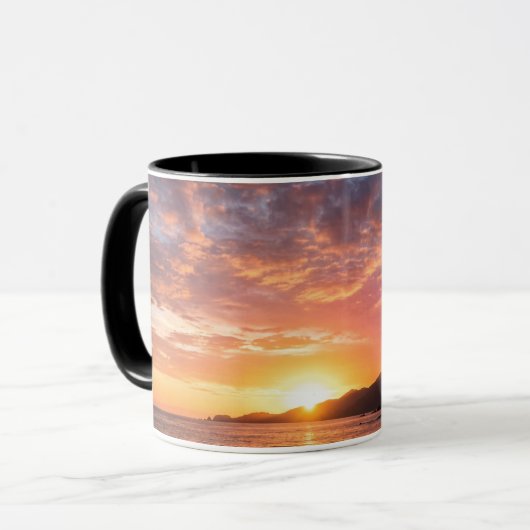 Coffee Mug Beautiful Sunset Landscape Beach View マグカップ (正面左)