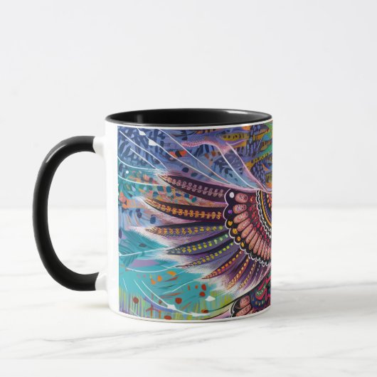 coffee mug bird マグカップ (左)
