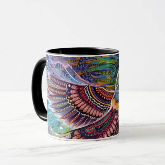 coffee mug bird マグカップ (正面左)