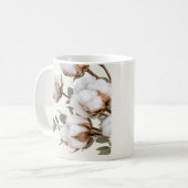 Coffee Mug Cotton Botanica Neutral Print コーヒーマグカップ (正面左)