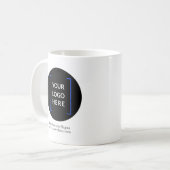 Coffee Mug Custom Company Logo Personalized Logo  コーヒーマグカップ (正面左)