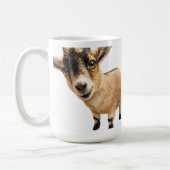 Coffee Mug - Cute Goat Peeking コーヒーマグカップ (左)