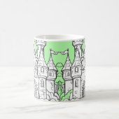Coffee Mug Decorated with an Image of a Castle コーヒーマグカップ (中央)