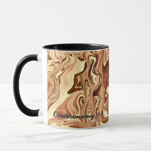 Coffee Mug. Deuteronomy 31:8 Bible Verse.  マグカップ (左)