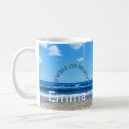  Coffee mug Earth day Coastal beach コーヒーマグカップ