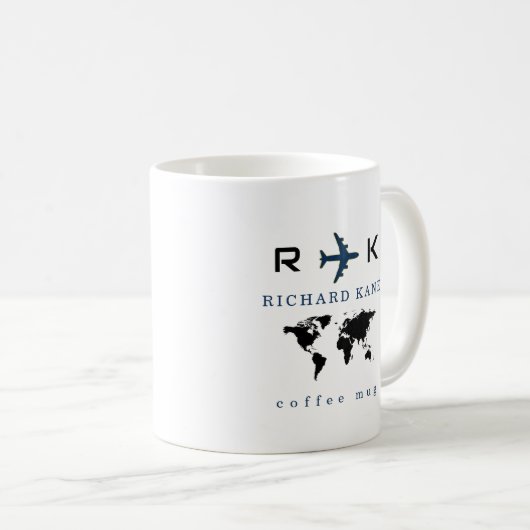 Coffee Mug for an airplane pilot コーヒーマグカップ (正面右)
