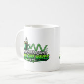 Coffee Mug Funny Engineer Gift Clean Sine Waves EE コーヒーマグカップ (正面左)