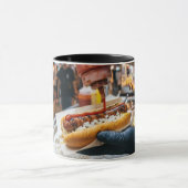 Coffee Mug Hot Dog Street Food Culinary マグカップ (中央)