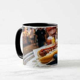 Coffee Mug Hot Dog Street Food Culinary マグカップ
