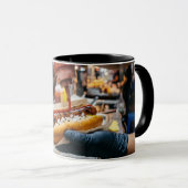 Coffee Mug Hot Dog Street Food Culinary マグカップ (正面右)