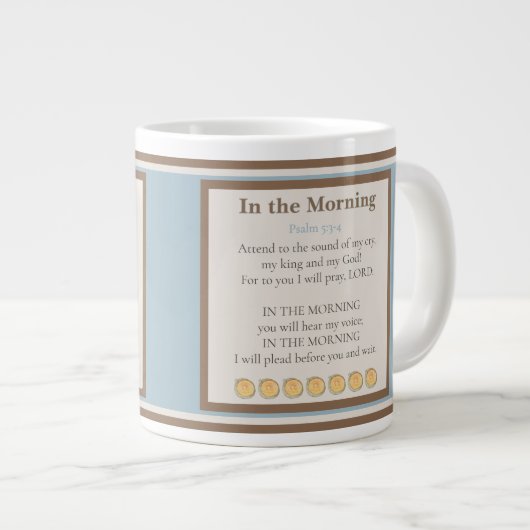 Coffee Mug: In the Morning — Coffee Time ジャンボコーヒーマグカップ (正面右)