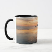 Coffee Mug Inspirational Cross Sunset Religiou Mug マグカップ (左)