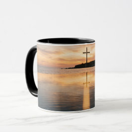 Coffee Mug Inspirational Cross Sunset Religiou Mug マグカップ