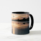Coffee Mug Inspirational Cross Sunset Religiou Mug マグカップ (正面右)