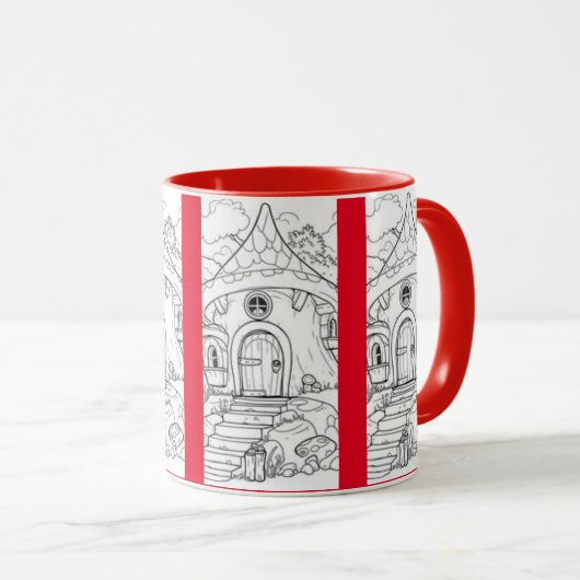 Coffee Mug maison champignion マグカップ (正面右)