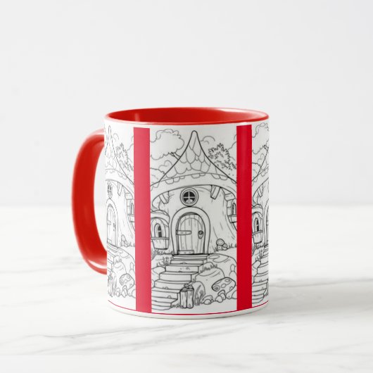 Coffee Mug maison champignion マグカップ (正面左)