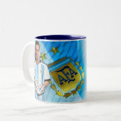 Coffee mug Messi mug ツートーンマグカップ (正面左)