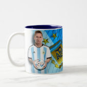 Coffee mug Messi mug ツートーンマグカップ (左)