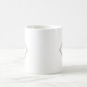 Coffee Mug | Modern Geometric Monogram Initial コーヒーマグカップ (中央)