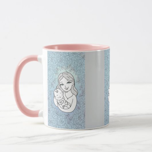 Coffee Mug,mom and son マグカップ (左)