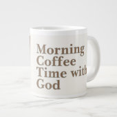 Coffee Mug: Morning Coffee Time with God ジャンボコーヒーマグカップ (正面右)