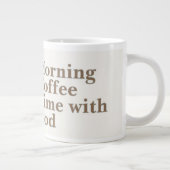 Coffee Mug: Morning Coffee Time with God ジャンボコーヒーマグカップ (右)