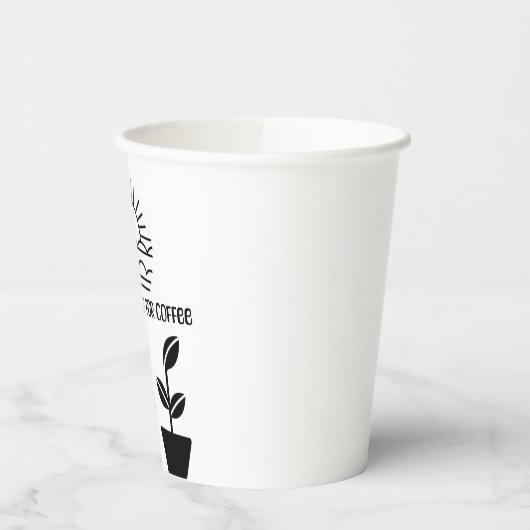 Coffee mug Mornings are for coffee 紙コップ (左)