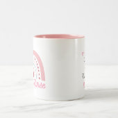 Coffee Mug, Nurse Thank You Mug, Appreciation Gift ツートーンマグカップ (中央)