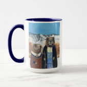Coffee Mug of Marmots (American Gothic) マグカップ (左)