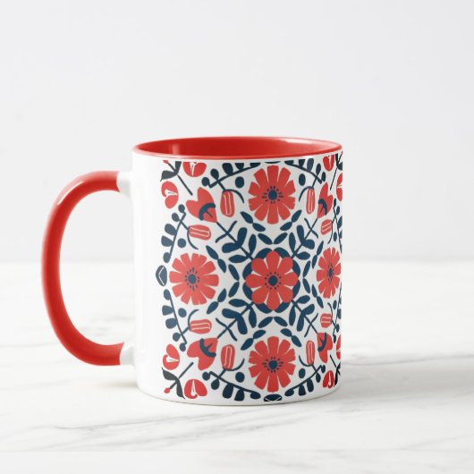 coffee mug orange マグカップ (左)