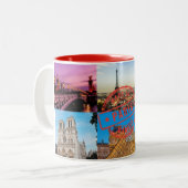 Coffee Mug Paris France ツートーンマグカップ (正面左)