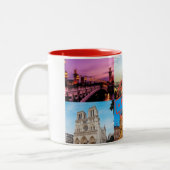 Coffee Mug Paris France ツートーンマグカップ (左)
