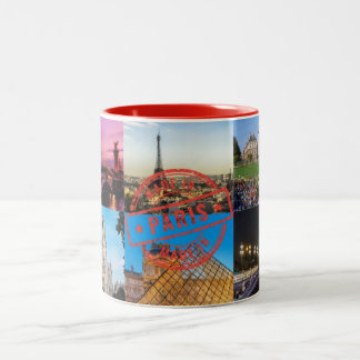Coffee Mug Paris France ツートーンマグカップ