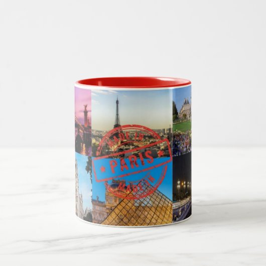 Coffee Mug Paris France ツートーンマグカップ (中央)