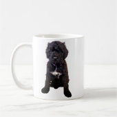 Coffee Mug – Portuguese Water Dog Puppy  コーヒーマグカップ (左)