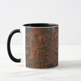 Coffee Mug Rustic Metal Texture Industrial Vintage マグカップ