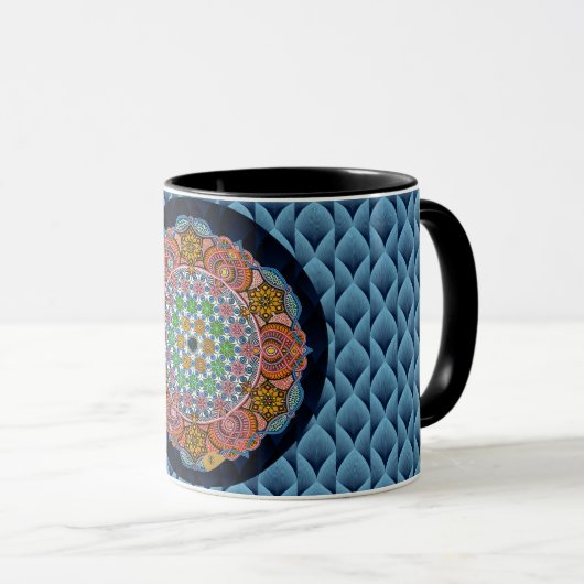Coffee Mug  "Samadhi" (acrylic painting) マグカップ (正面右)